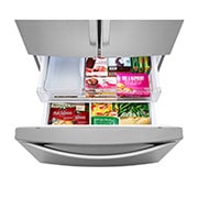 LG Refrigeradora French Door 29p³ (NET) /30p³ (Gross) LG GM78BGP Smart Inverter Multi Air Flow™, respective view, GM78BGP, thumbnail 11