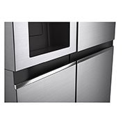 LG Refrigeradora Side by Side 22pᶟ (Net) / 22pᶟ (Gross) LINEARCooling™ Dispensador de Agua Smart Inverter™, handle view, VS22LNIP, thumbnail 8