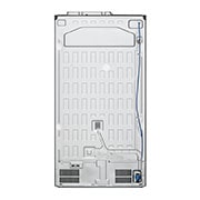 LG Refrigeradora Side by Side 22pᶟ (Net) / 22pᶟ (Gross) LINEARCooling™ Dispensador de Agua Smart Inverter™, back view, VS22LNIP, thumbnail 12