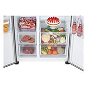 LG Refrigeradora Side by Side 18p³ (Gross) / 18p³ (Net)  Multi Air Flow Inverter Compressor Total , E-Micom, GS51MPD, thumbnail 5