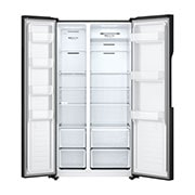 LG Refrigeradora Side by Side 18p³ (Gross) / 18p³ (Net)  Multi Air Flow Inverter Compressor Total , Comida abierta en la parte delantera derecha, GS51MPD, thumbnail 6