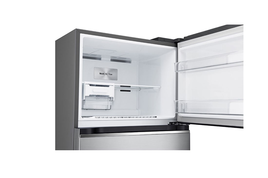 LG Refrigerador Top Mount 14 pies cúbicos (gross) -Silver con Multi Air Flow | Inverter, Freezer detail view, VT40BPN, thumbnail 4