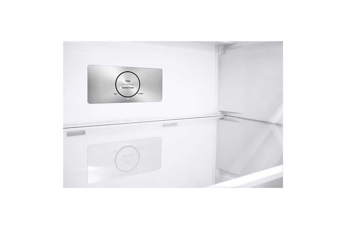 LG Refrigerador Top Mount 14 pies cúbicos (gross) -Silver con Multi Air Flow | Inverter, detail view of temperature control knob, VT40BPN, thumbnail 5