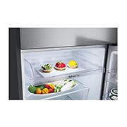 LG Refrigerador Top Mount 14 pies cúbicos (gross) -Silver con Multi Air Flow | Inverter, detail view of pull-out tray, VT40BPN, thumbnail 7