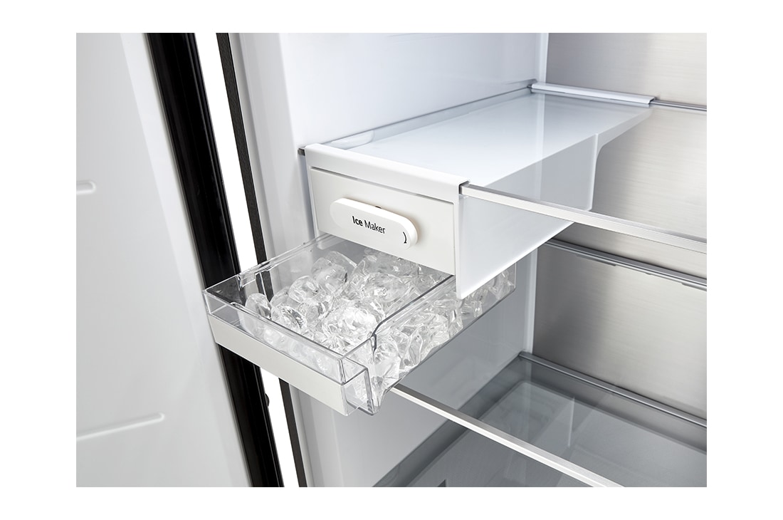 LG Congelador OBJET One Door 11.3pᶟ (Net) / 11.3pᶟ (Gross) Flat Door Smart Diagnosis™ ThinQ™ color Rosa, Abierto desde la izquierda, VC34BQK, thumbnail 8