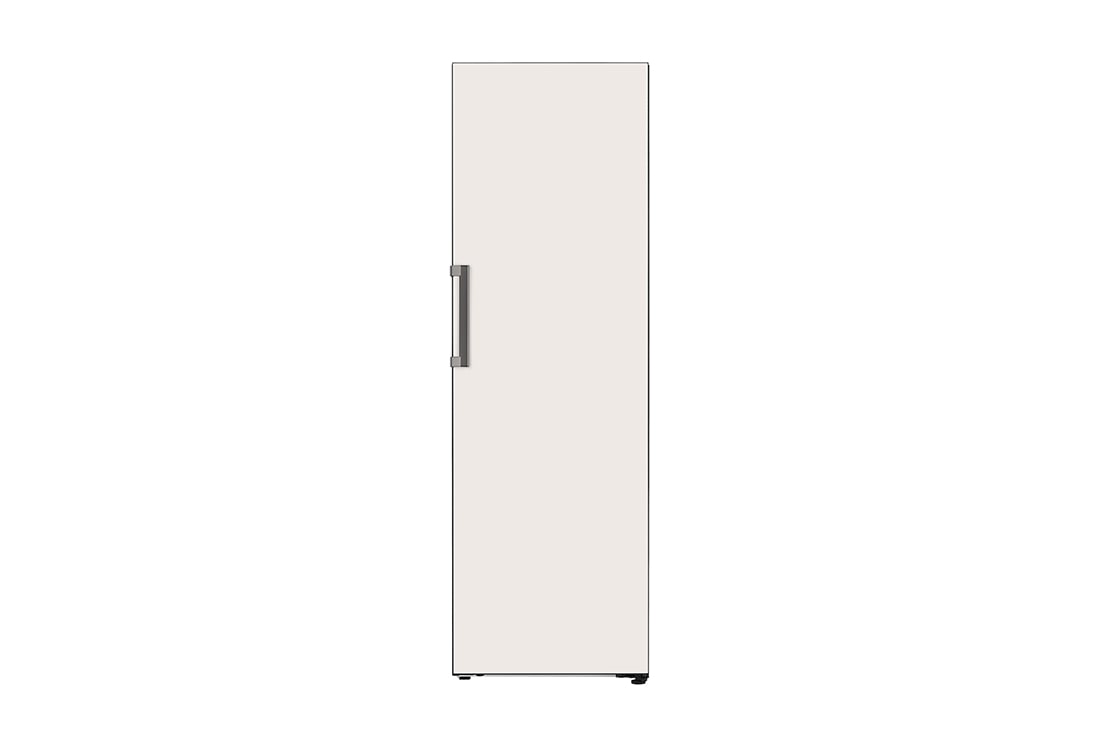 LG Refrigerador OBJET One Door 11.3pᶟ (Net) / 11.3pᶟ (Gross) Flat Door Smart Diagnosis™ ThinQ™ color Beige, Frontal VL42BPB, VL42BPB