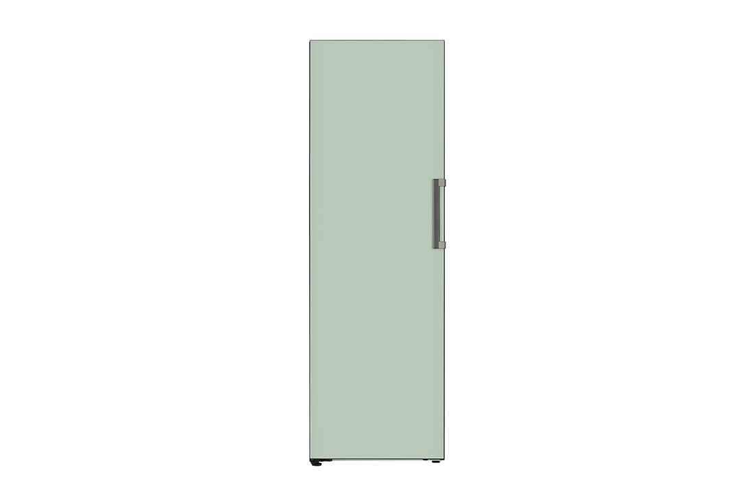 LG Congelador OBJET One Door 11.3pᶟ (Net) / 11.3pᶟ (Gross) Flat Door Smart Diagnosis™ ThinQ™ color Menta, Frontal VC34BQM, VC34BQM