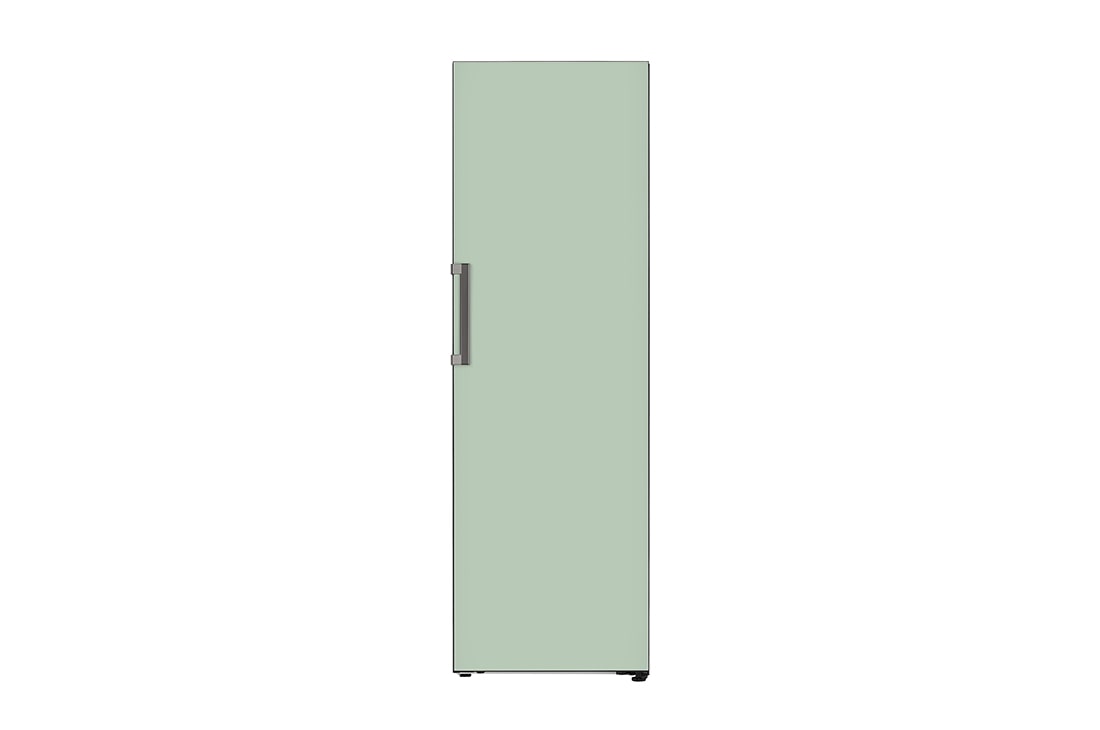 LG Refrigerador Object One Door 11.3pᶟ (Net) / 11.3pᶟ (Gross) Flat Door Smart Diagnosis™ ThinQ™ color Menta, Frontal, VL42BPM