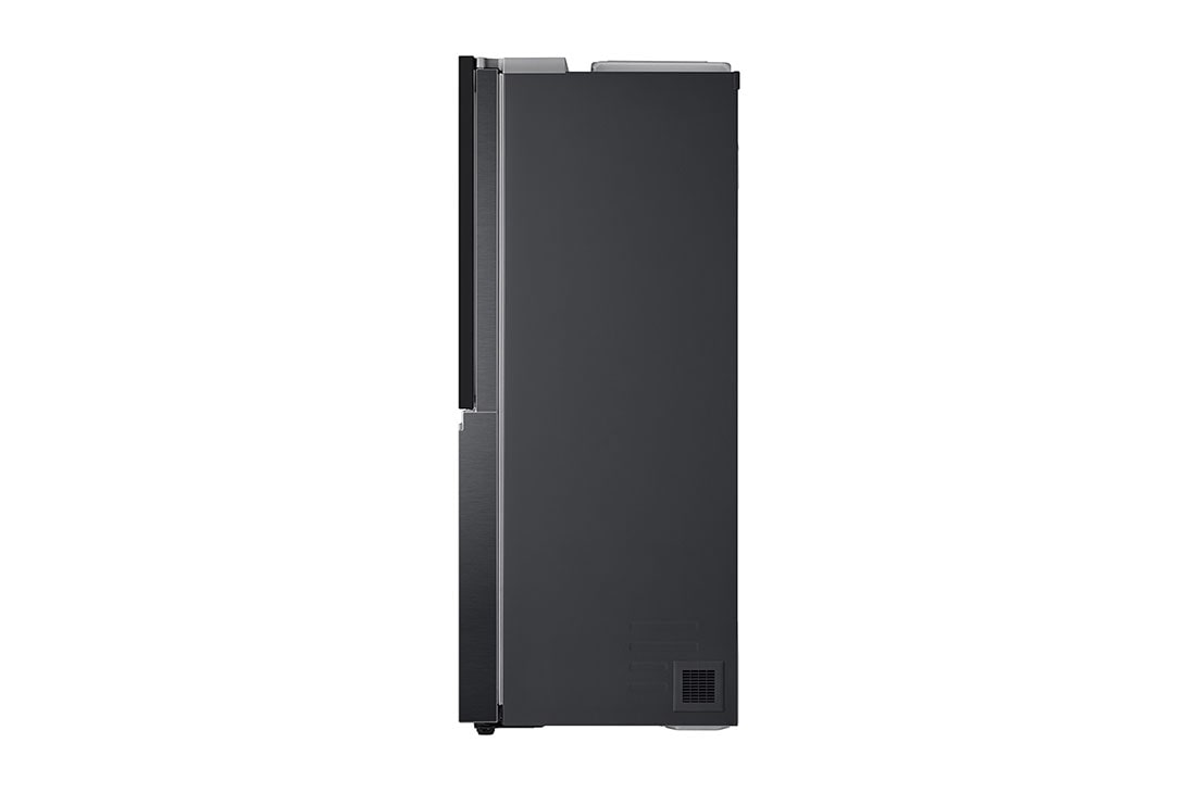 LG Refrigeradora Side By Side 23.8pᶟ (Net) / 22.4pᶟ (Gross) ThinQ™ Door-in-Door™ Craft Ice™ Negro Mate, vista lateral, VS25XHWCB, thumbnail 13