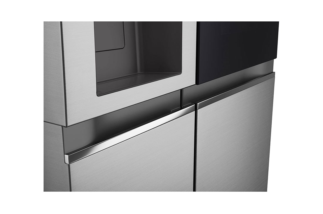 LG Refrigeradora Side By Side 22.4pᶟ (Net) / 24pᶟ (Gross) ThinQ™ InstaView™ Smart Inverter, Silver, detailed image, VS25GMIW, thumbnail 8