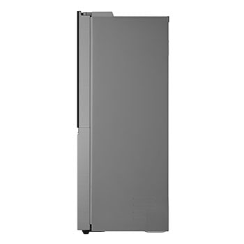 LG Refrigeradora Side By Side 22.4pᶟ (Net) / 24pᶟ (Gross) ThinQ™ InstaView™ Smart Inverter, Silver, side view, VS25GMIW, thumbnail 14
