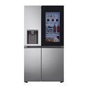 LG Refrigeradora Side by Side 769L LG ThinQ™ InstaView, front view , VS27GNID, thumbnail 2