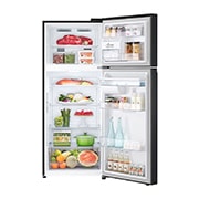 LG Refrigeradora Top Freezer 13.5pᶟ (Net) / 14.9 pᶟ (Gross) Smart Inverter & ThinQ™, color Negro Mate, drawer with fruit stored, VT40APD, thumbnail 3