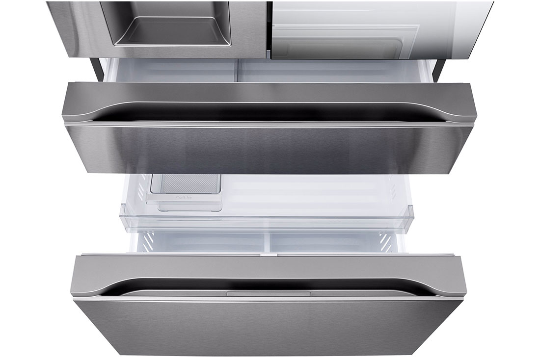 LG Refrigeradora LG French Door 29 cu.ft InstaView Door-in-Door™ Craft Ice™ Acero Inoxidable Negro  , Detail view of bottom part drawer., VF29XPBM, thumbnail 4