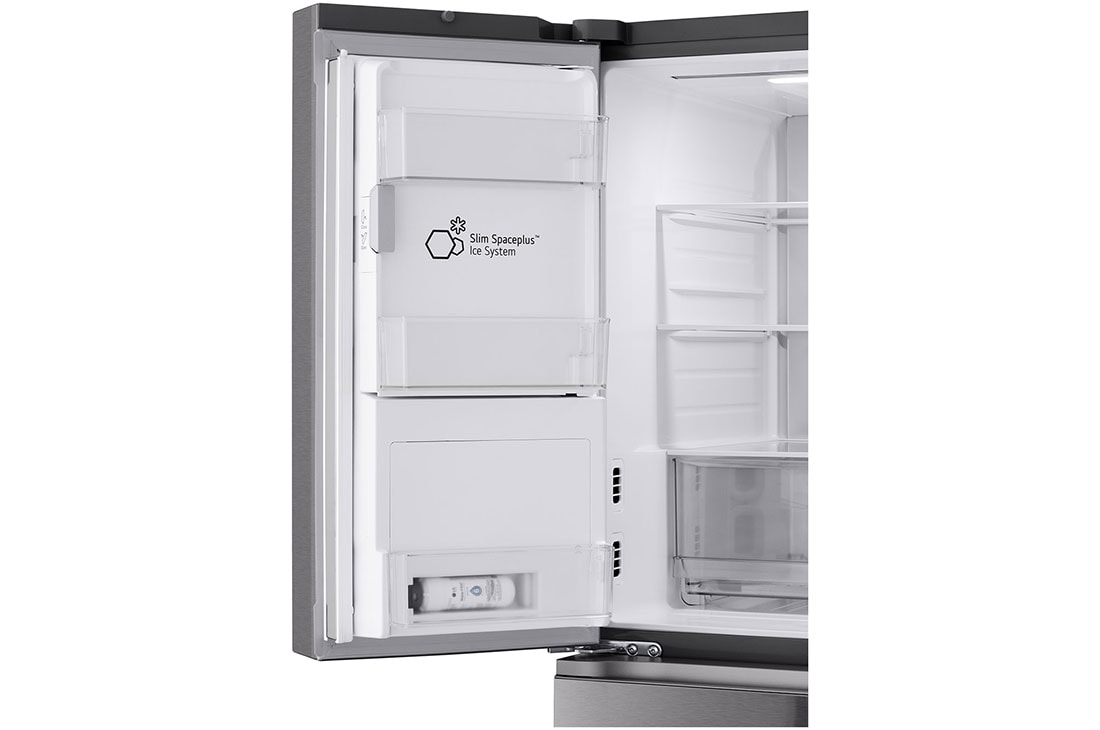 LG Refrigeradora LG French Door 29 cu.ft InstaView Door-in-Door™ Craft Ice™ Acero Inoxidable Negro  , Close up view of slim spaceplus system of multi door refrigerator., VF29XPBM, thumbnail 5