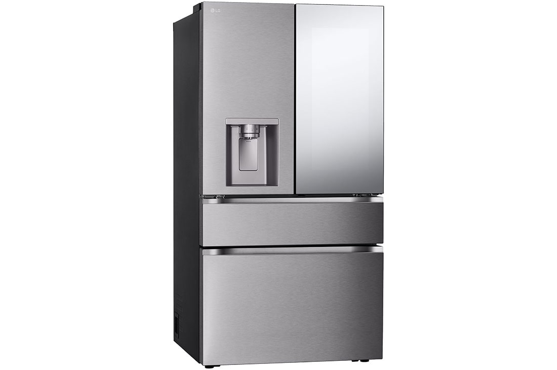 LG Refrigeradora LG French Door 29 cu.ft InstaView Door-in-Door™ Craft Ice™ Acero Inoxidable Negro  , Right side view of multi door refrigerator., VF29XPBM, thumbnail 9