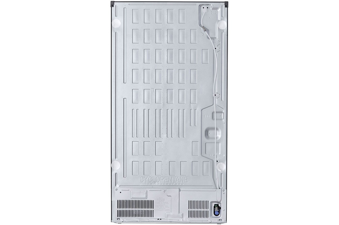 LG Refrigeradora LG French Door 29 cu.ft InstaView Door-in-Door™ Craft Ice™ Acero Inoxidable Negro  , Back view of multi door refrigerator., VF29XPBM, thumbnail 11