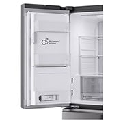 LG Refrigeradora LG French Door 29 cu.ft InstaView Door-in-Door™ Craft Ice™ Acero Inoxidable Negro  , Close up view of slim spaceplus system of multi door refrigerator., VF29XPBM, thumbnail 5