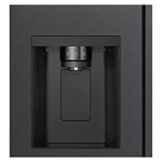 LG Refrigeradora Side by Side 23pᶟ(Gross) / 22pᶟ(Net) Smart Inverter Essence Matte Black, VS25LQIK, thumbnail 4