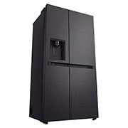 LG Refrigeradora Side by Side 23pᶟ(Gross) / 22pᶟ(Net) Smart Inverter Essence Matte Black, Left view, VS25LQIK, thumbnail 12