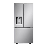 LG Refrigerador French Door 25pᶟ Smart Inverter ThinQ™, Front view of 578L Multi-door Refrigerator Stainless Steel with LinearCooling™ and Slim Spaceplus™ Ice System, VF25LNIBB, thumbnail 1