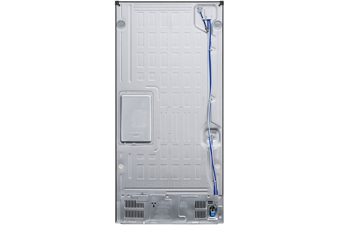 LG Refrigerador French Door 25pᶟ Smart Inverter ThinQ™, Back view., VF25LNIBB, thumbnail 11