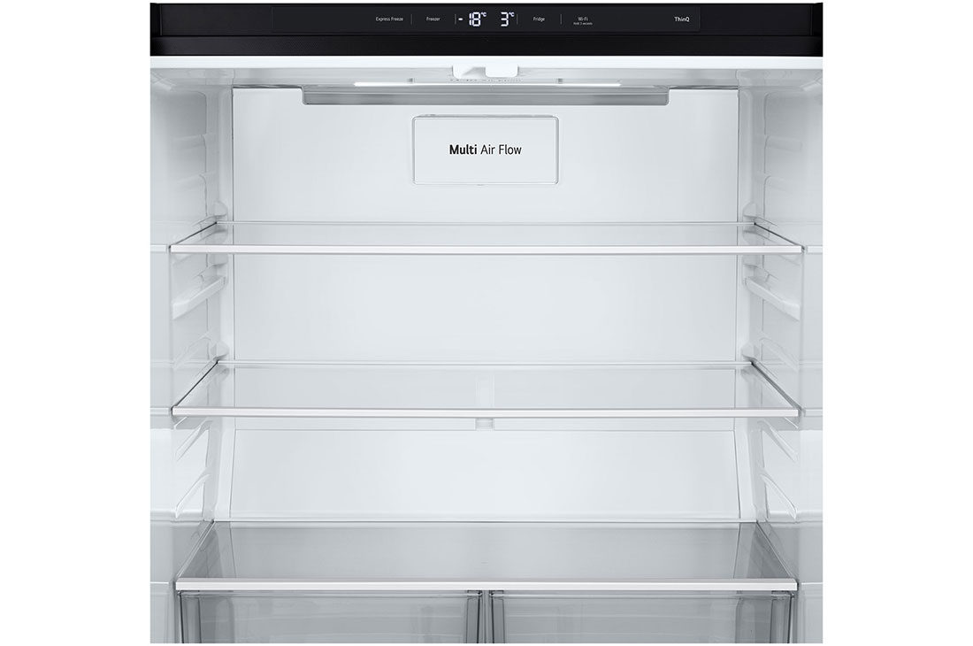 LG Refrigeradora Cross Door 19p³ Smart Inverter, LED Light view, GM42BMPM, thumbnail 5