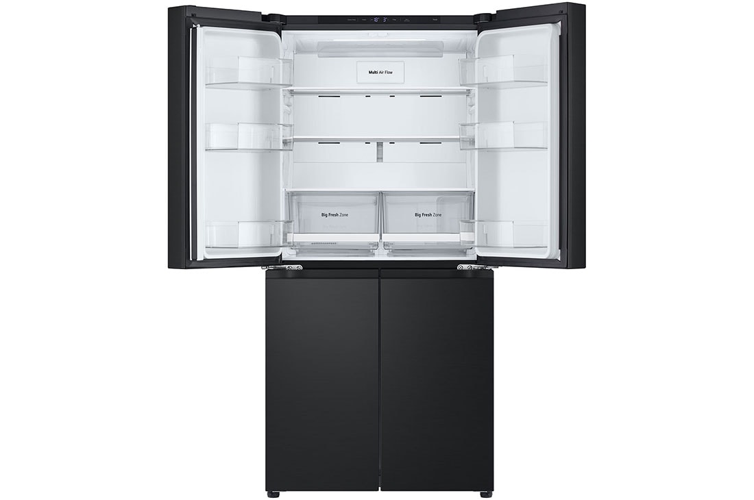 LG Refrigeradora Cross Door 19p³ Smart Inverter, Front top door view, GM42BMPM, thumbnail 6