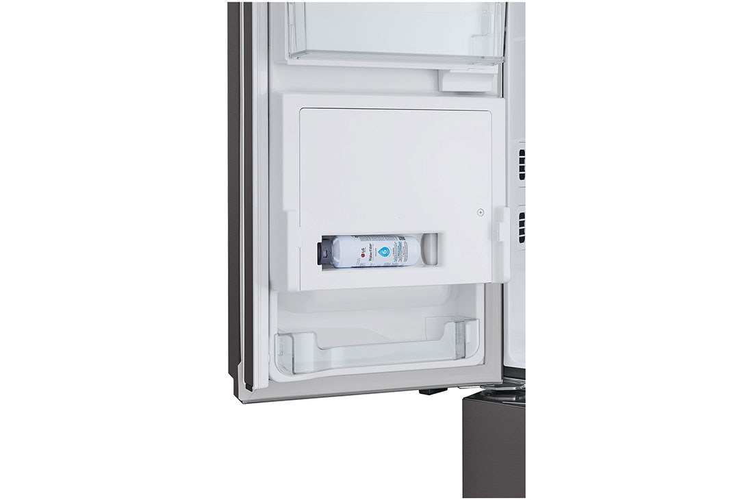 LG Refrigeradora French-Door 31pᶟ InstaView VF31XKNH, Close up view of water filter from multi-door refrigerator., VF31XKNH, thumbnail 6