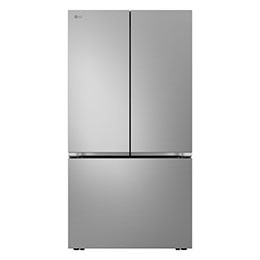 Front view of 897L Multi-Door Refrigerator Prime Silver with DoorCooling+, Hygiene Fresh+. ({Sales Model Code})2