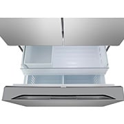 LG Refrigeradora French Door 25 p³ Compresor Smart Inverter, color Prime Silver , top view, VF25BNNBB, thumbnail 4