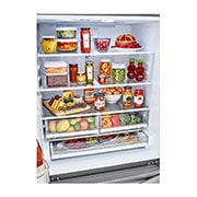 LG Refrigeradora French Door 24.5p³ (Net) / 31p³ (Gross) InstaView DoorCooling™, Platinum Silver, Bottom view, VF29BVP, thumbnail 6