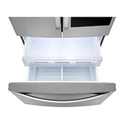 LG Refrigeradora French Door 24.5p³ (Net) / 31p³ (Gross) InstaView DoorCooling™, Platinum Silver, panel view, VF29BVP, thumbnail 11