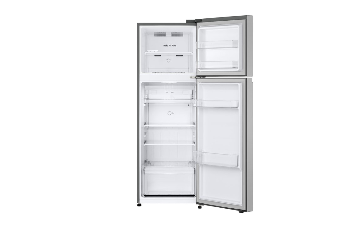 LG Refrigeradora Top Freezer 8.5pᶟ - Compresor Smart Inverter, Front door open view, VT27BPY, thumbnail 2