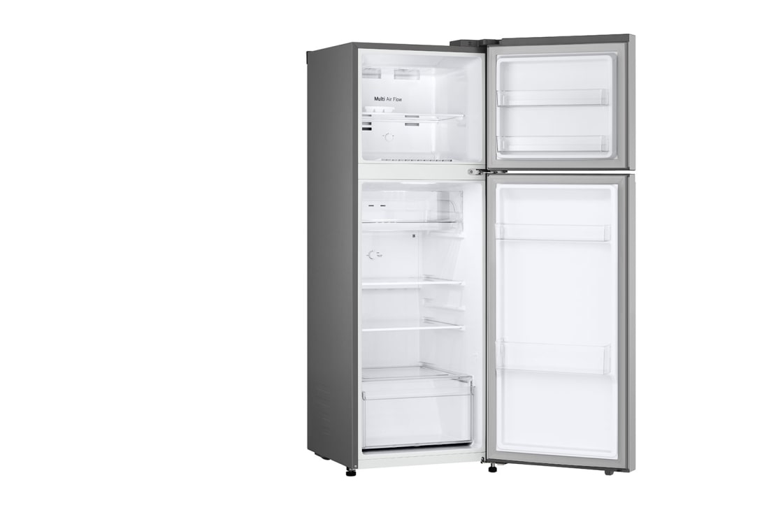 LG Refrigeradora Top Freezer 8.5pᶟ - Compresor Smart Inverter, Right side door open view, VT27BPY, thumbnail 3