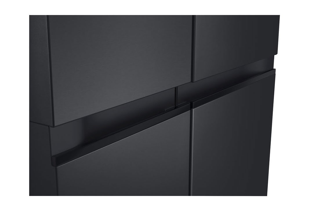 LG Refrigeradora LG Side by Side 27pᶟ (Net) Negro Matte Smart Inverter, Closer View, VS28BPT, thumbnail 6