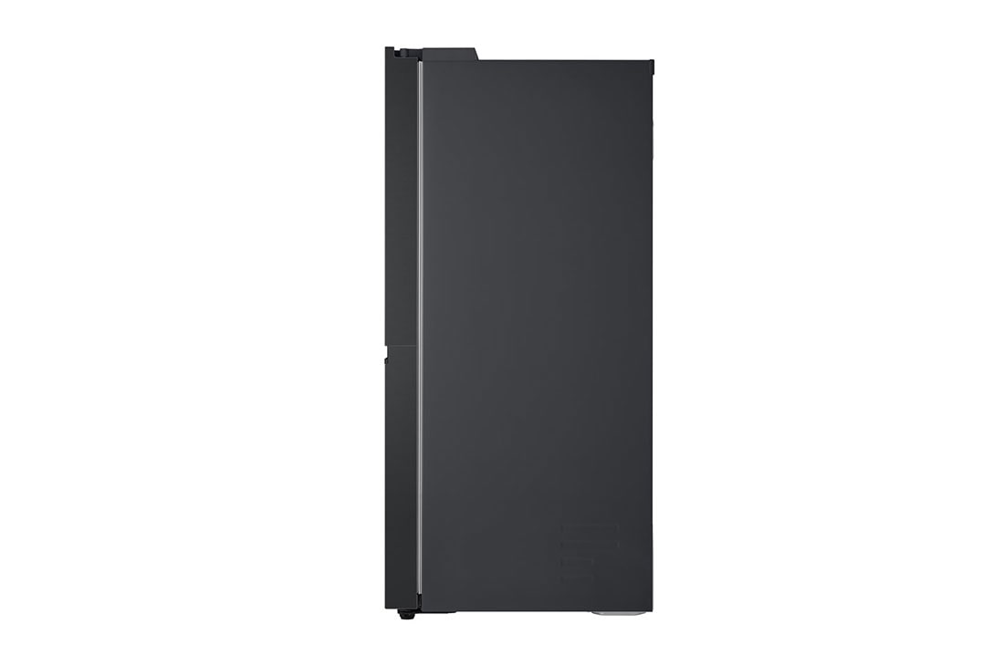 LG Refrigeradora LG Side by Side 27pᶟ (Net) Negro Matte Smart Inverter, Side View, VS28BPT, thumbnail 9