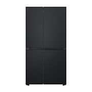 LG Refrigeradora LG Side by Side 27pᶟ (Net) Negro Matte Smart Inverter, Front View, VS28BPT, thumbnail 1
