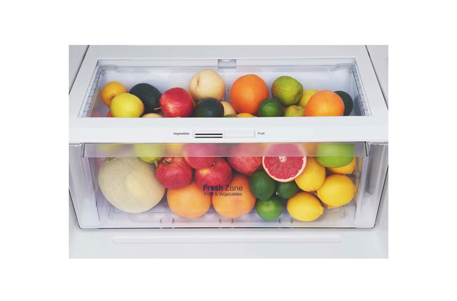 LG 19 pᶟ |Top Freezer |NatureFRESH™ |Compresor linear inverter |Platinum silver |ThinQ™ (Neto: 18 pᶟ), LT51SGP, thumbnail 3
