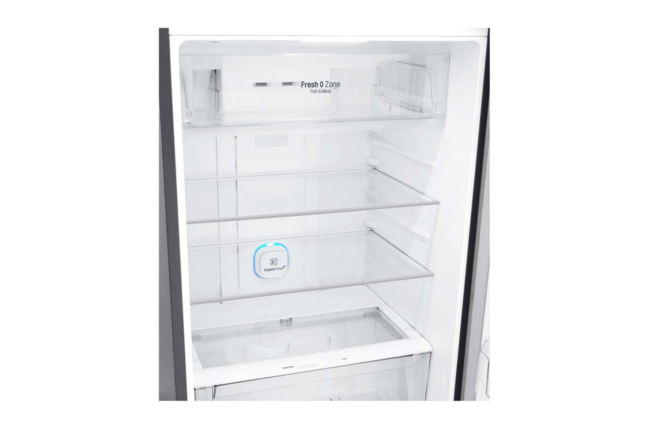 LG 19 pᶟ |Top Freezer |NatureFRESH™ |Compresor linear inverter |Platinum silver |ThinQ™ (Neto: 18 pᶟ), LT51SGP, thumbnail 8