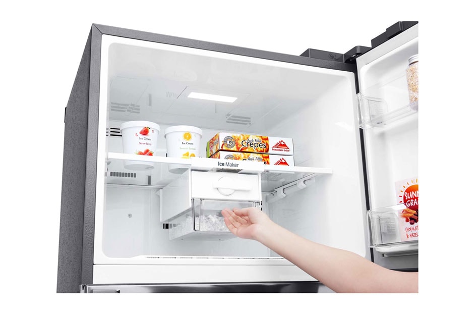 LG 19 pᶟ |Top Freezer |NatureFRESH™ |Compresor linear inverter |Platinum silver |ThinQ™ (Neto: 18 pᶟ), LT51SGP, thumbnail 6
