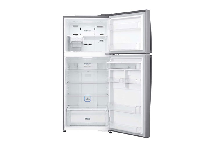 LG 19 pᶟ |Top Freezer |NatureFRESH™ |Compresor linear inverter |Platinum silver |ThinQ™ (Neto: 18 pᶟ), LT51SGP, thumbnail 13