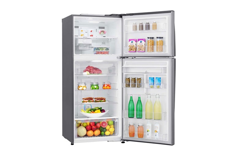 LG 19 pᶟ |Top Freezer |NatureFRESH™ |Compresor linear inverter |Platinum silver |ThinQ™ (Neto: 18 pᶟ), LT51SGP, thumbnail 10