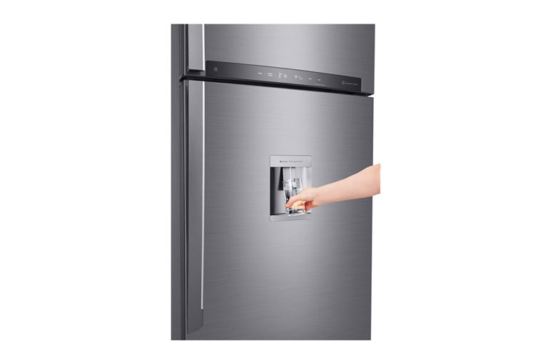 LG 19 pᶟ |Top Freezer |NatureFRESH™ |Compresor linear inverter |Platinum silver |ThinQ™ (Neto: 18 pᶟ), LT51SGP, thumbnail 7