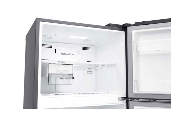 LG 19 pᶟ |Top Freezer |NatureFRESH™ |Compresor linear inverter |Platinum silver |ThinQ™ (Neto: 18 pᶟ), LT51SGP, thumbnail 5