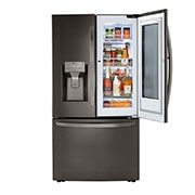 LG 32 pᶟ |InstaView™ Door-in-Door®|French Door|Craft Ice™ |Compresor linear inverter | Black Stainless|ThinQ™ (Neto: 30 pᶟ), LM89SXD, thumbnail 3