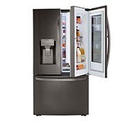 LG 32 pᶟ |InstaView™ Door-in-Door®|French Door|Craft Ice™ |Compresor linear inverter | Black Stainless|ThinQ™ (Neto: 30 pᶟ), LM89SXD, thumbnail 4