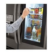 LG 32 pᶟ |InstaView™ Door-in-Door®|French Door|Craft Ice™ |Compresor linear inverter | Black Stainless|ThinQ™ (Neto: 30 pᶟ), LM89SXD, thumbnail 7