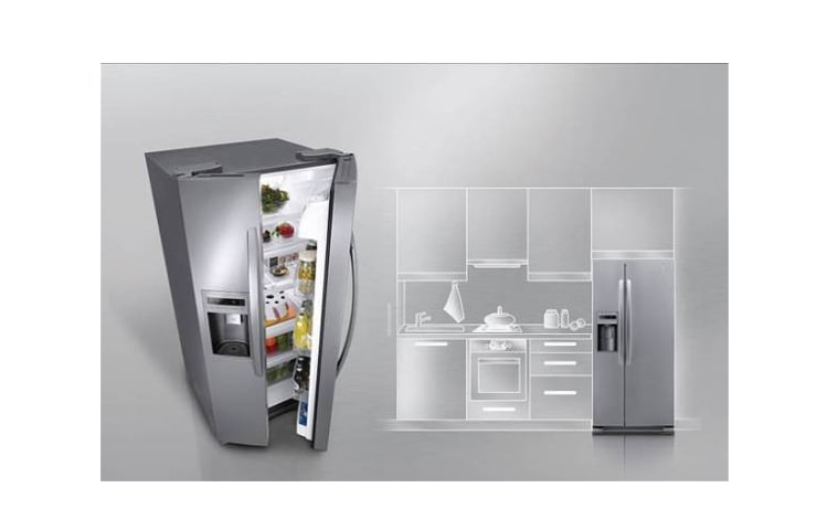 REFRIGERADOR LG CON FREEZER, FRIO SECO 340 Lts. CON DISPENSADOR