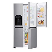 LG 24 pᶟ | Door-in-Door® | Side by Side | Moist Balance Crisper™ | Compresor linear inverter | Acero Brillante | ThinQ™ (Neto: 22 pᶟ), GS65SDP1, thumbnail 2